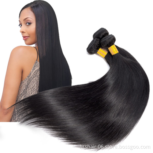 12A Grade Best Quality Raw Cuticle Aligned Virgin Human Hair Bundles Vendors Brazilian Double Drawn Human Hair